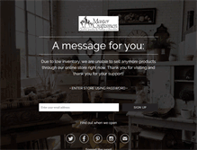 Tablet Screenshot of mastercraftsmenshop.com